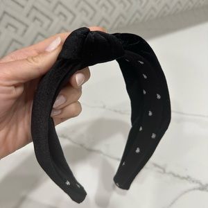 Velvet black perfect condition lele sadoughi headband